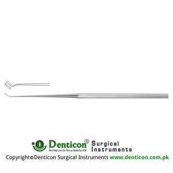 Fisch Micro Dissector Angled to Right Stainless Steel, 15.5 cm - 6"